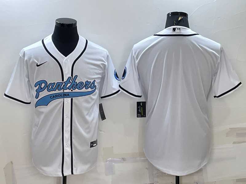 Men's Carolina Panthers Blank White With Patch Cool Base Stitched Baseball Jersey,We sell and wholesale Men's Carolina Panthers Blank White With Patch Cool Base Stitched Baseball Jersey on line form chian!